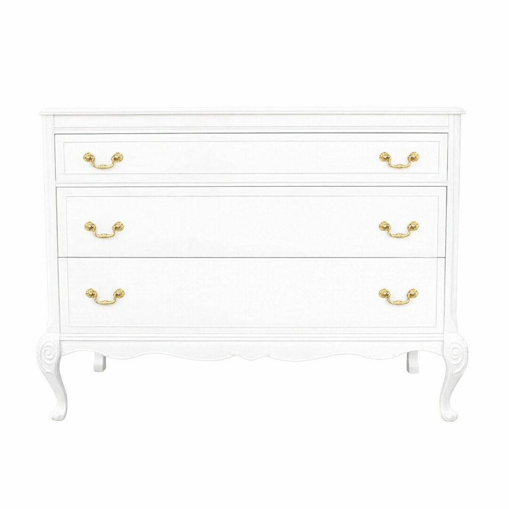 1940's dresser with carved legs, unpainted