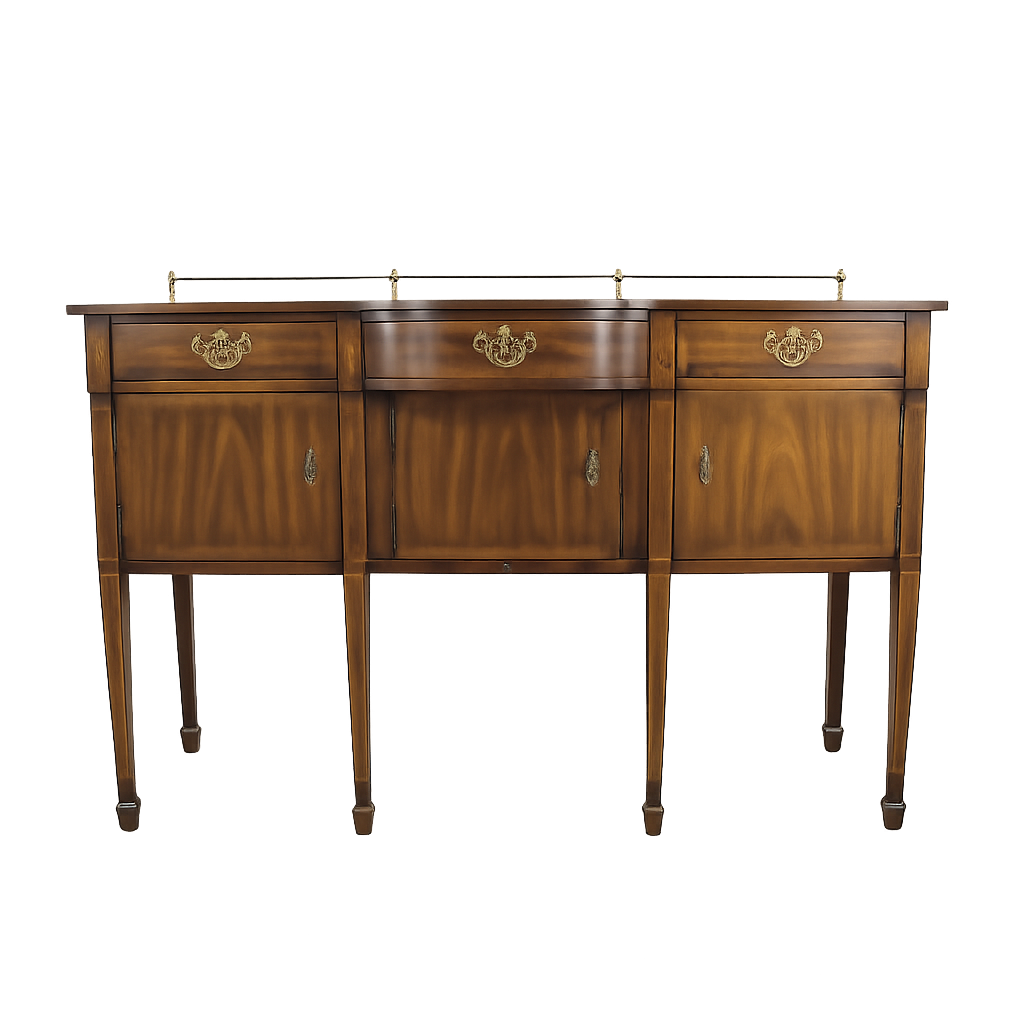 Mahogany veneer sideboard