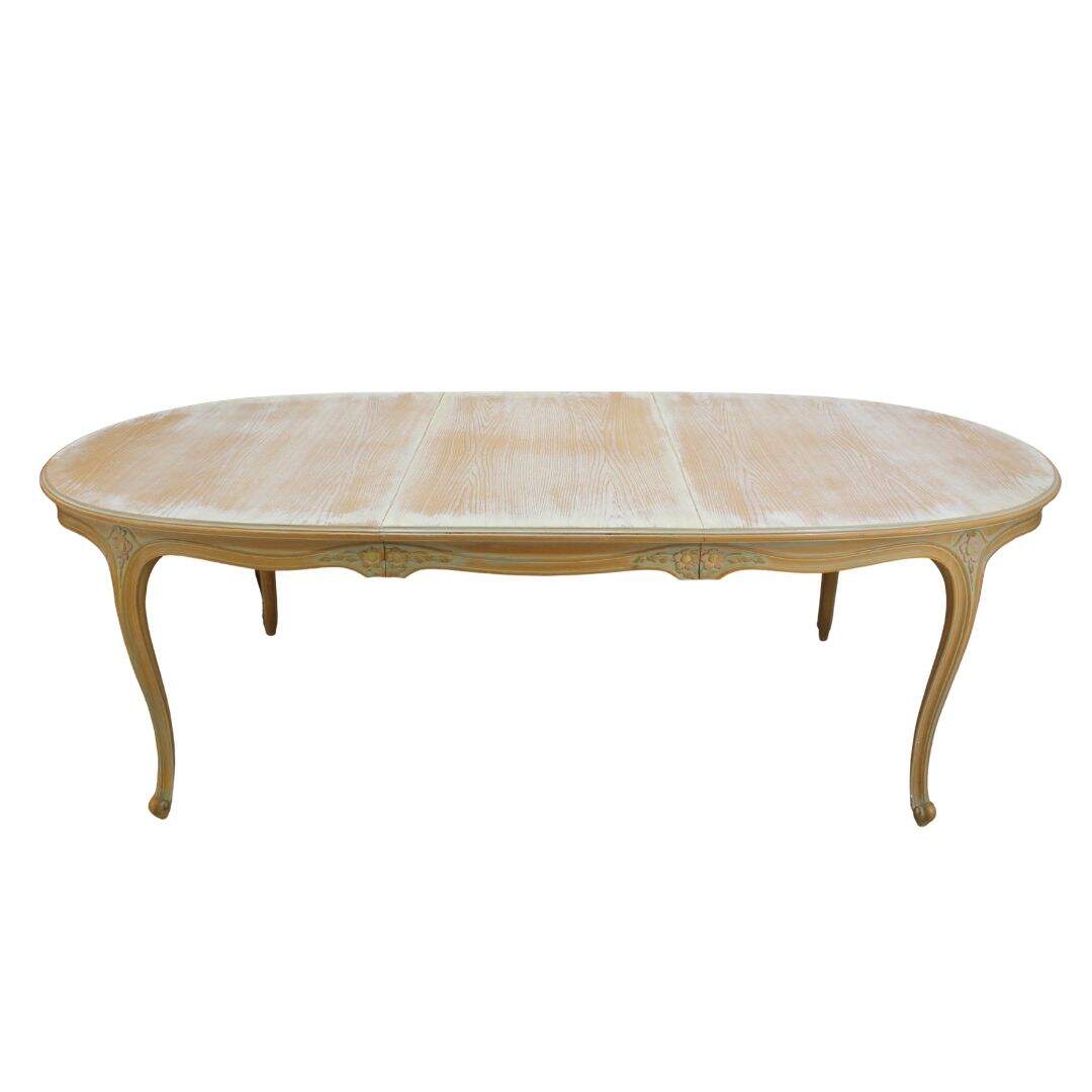 Oval French style dining table