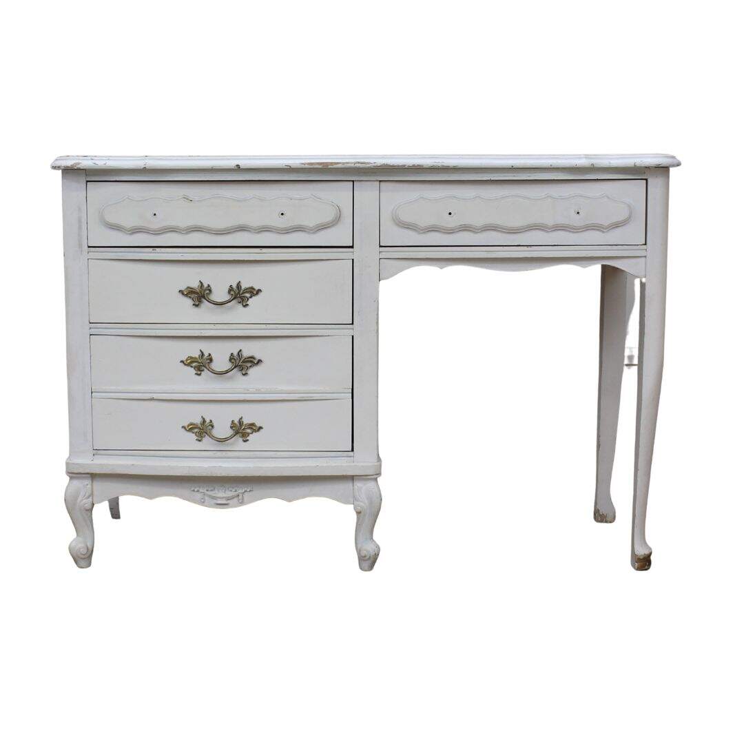 french provincial 5 drawer dresser