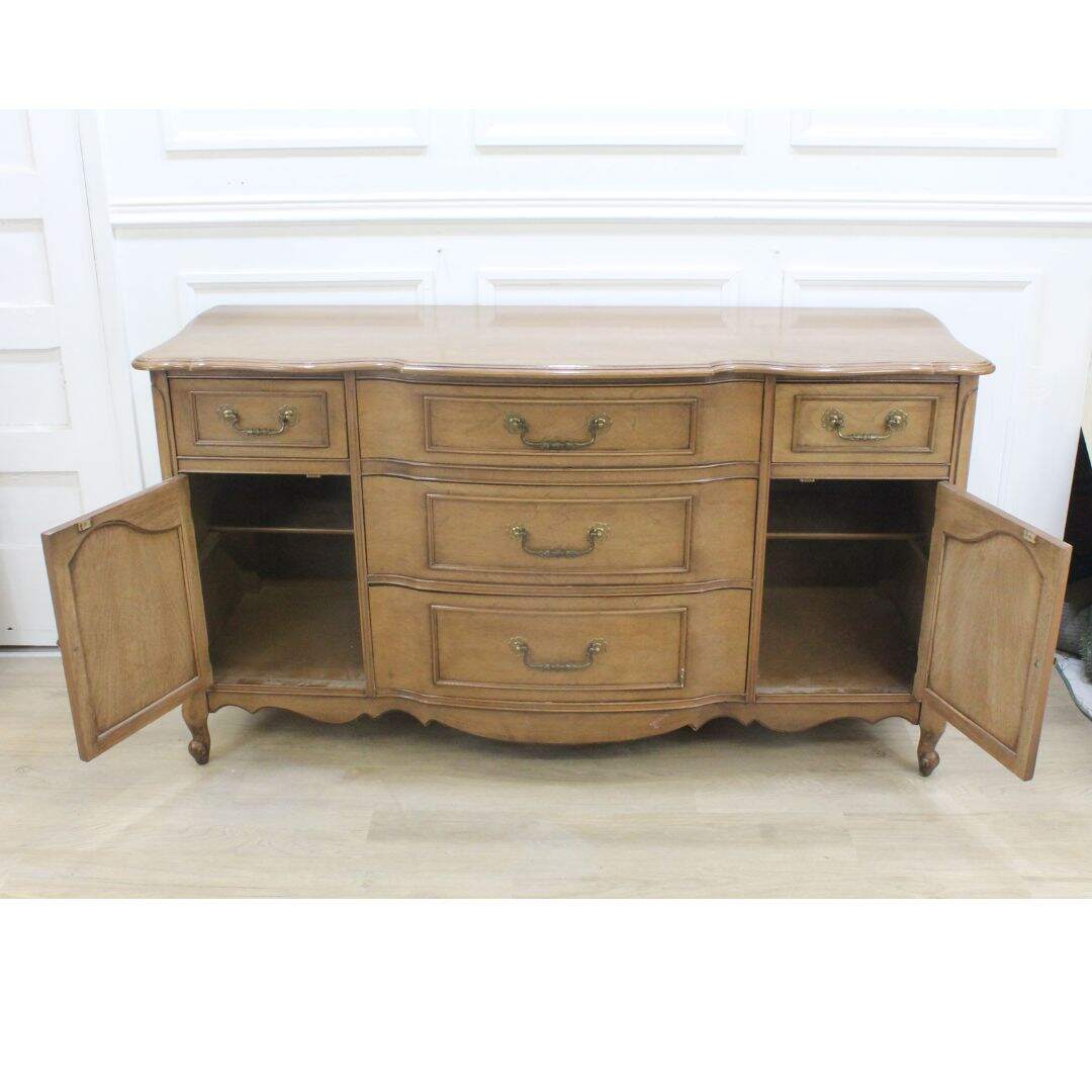 French provincial buffet, unpainted