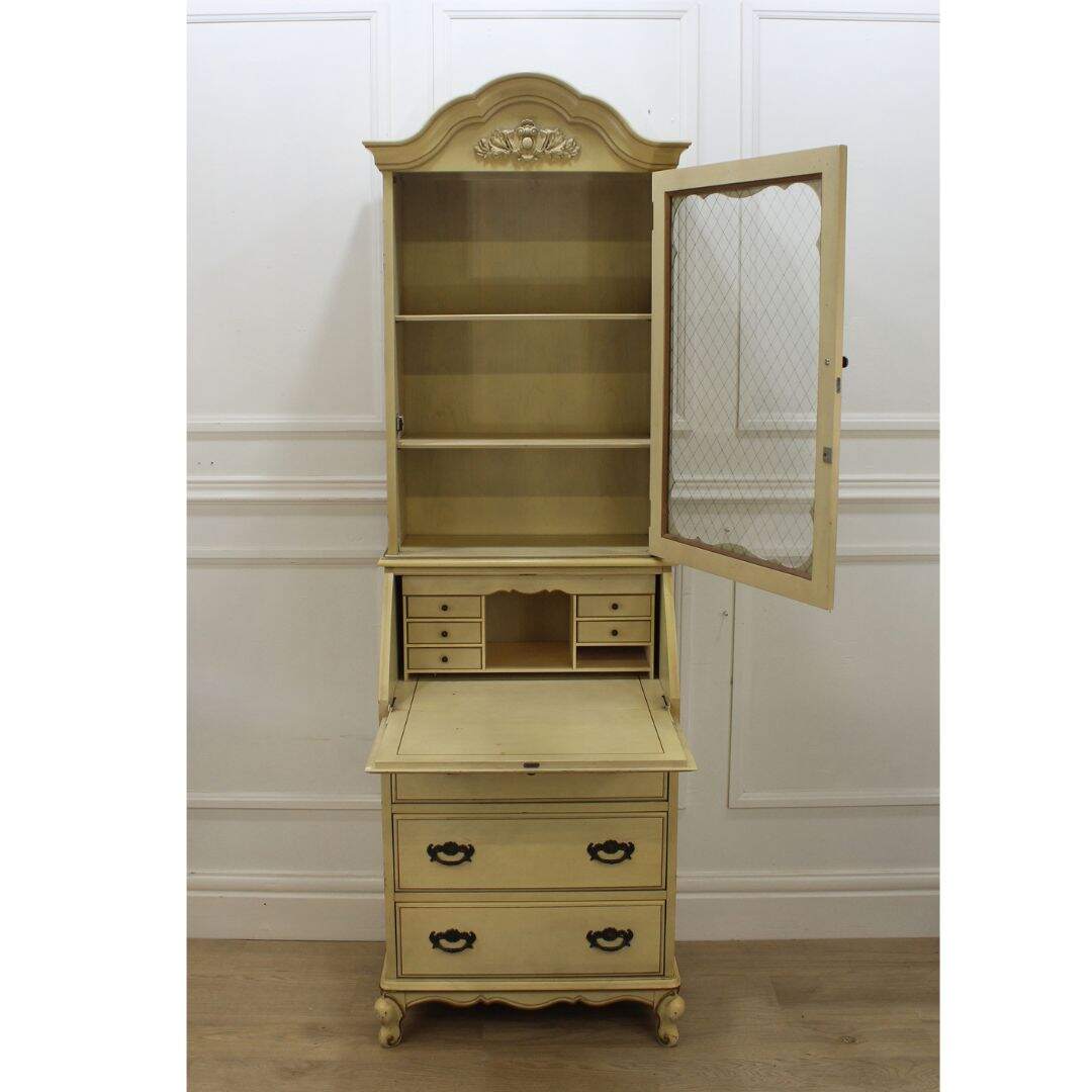 petite secretary desk, unpainted