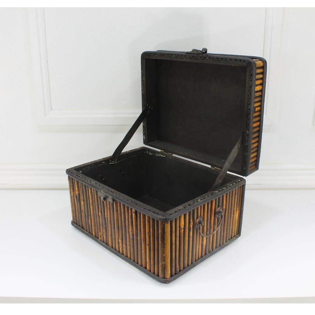 bamboo lidded box