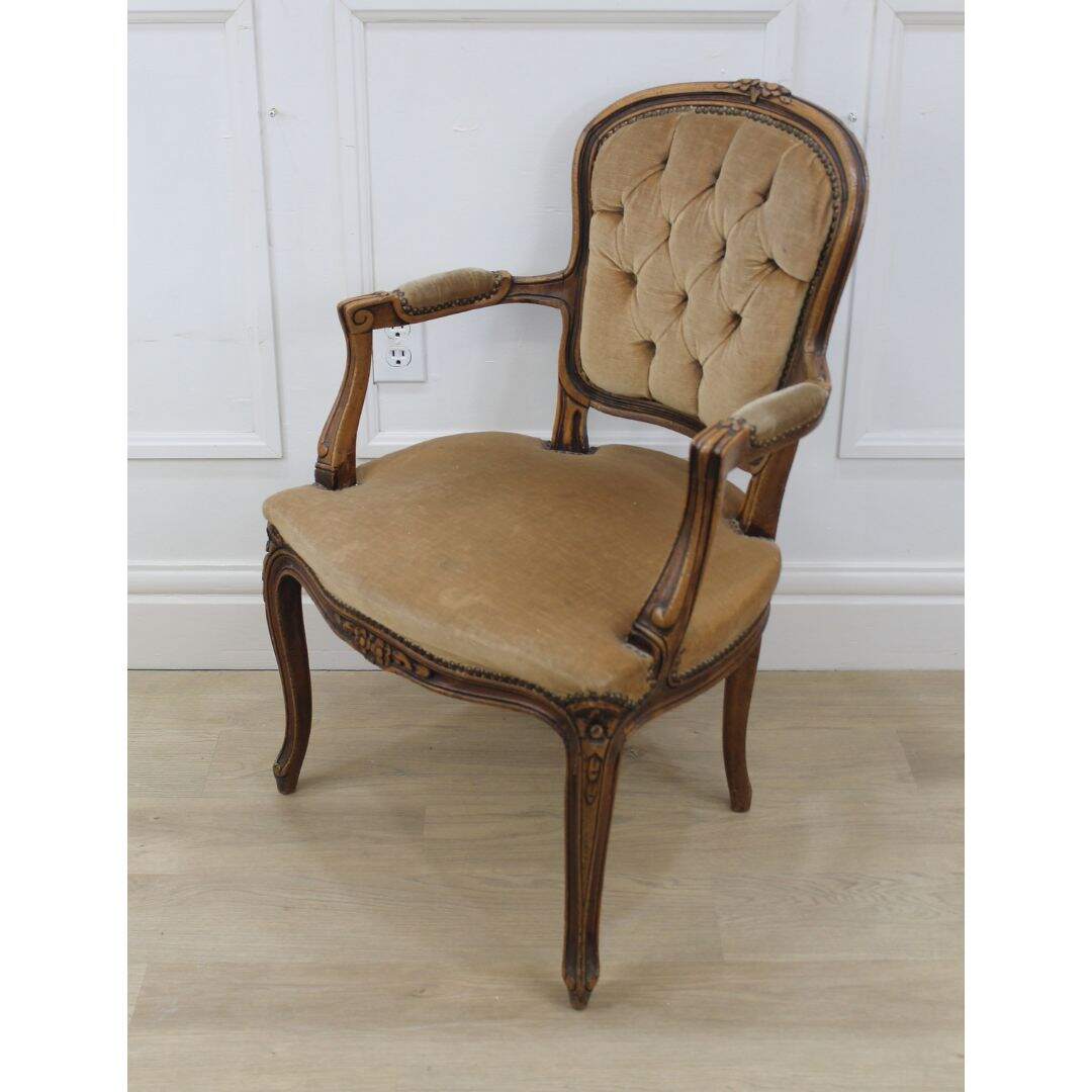 petite bergere chair, unfinished