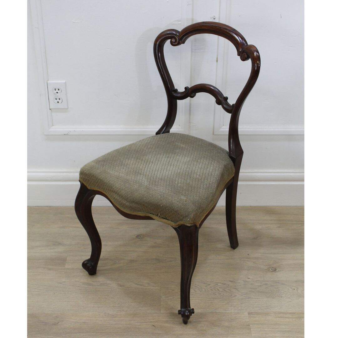 boudoir chair, unfinished