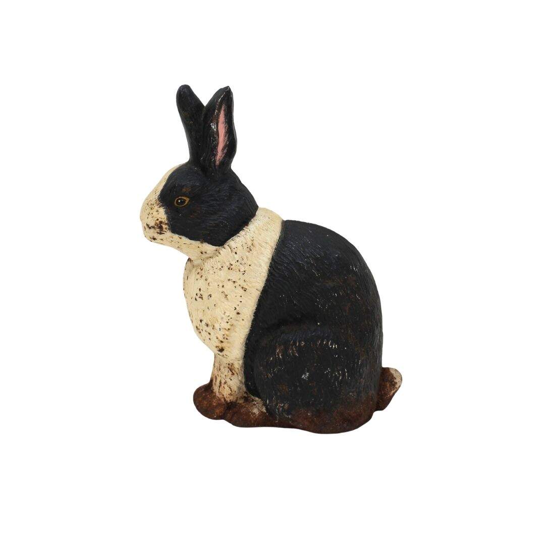 Vintage Cast iron rabbit door stop