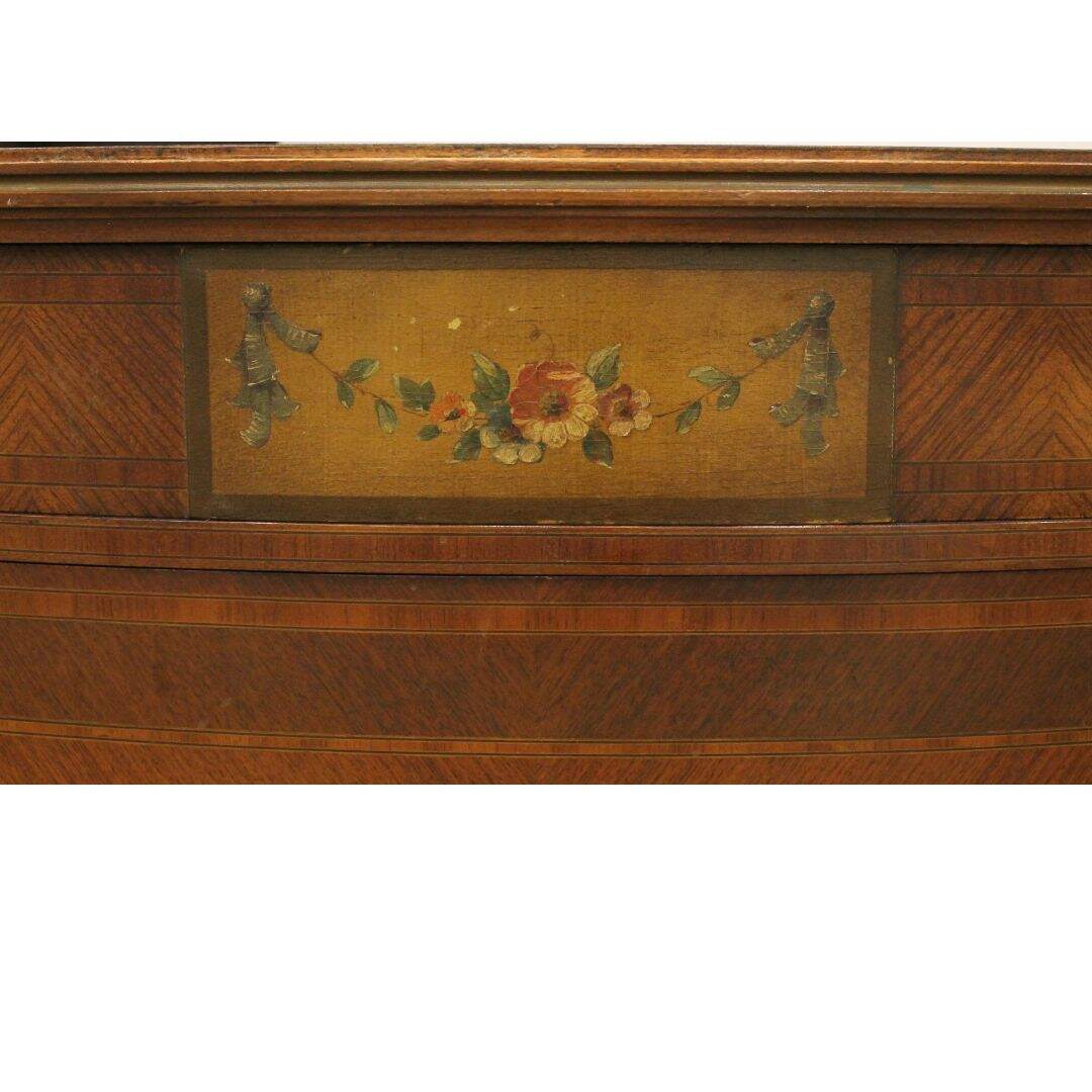 demi-lune dresser with inlay