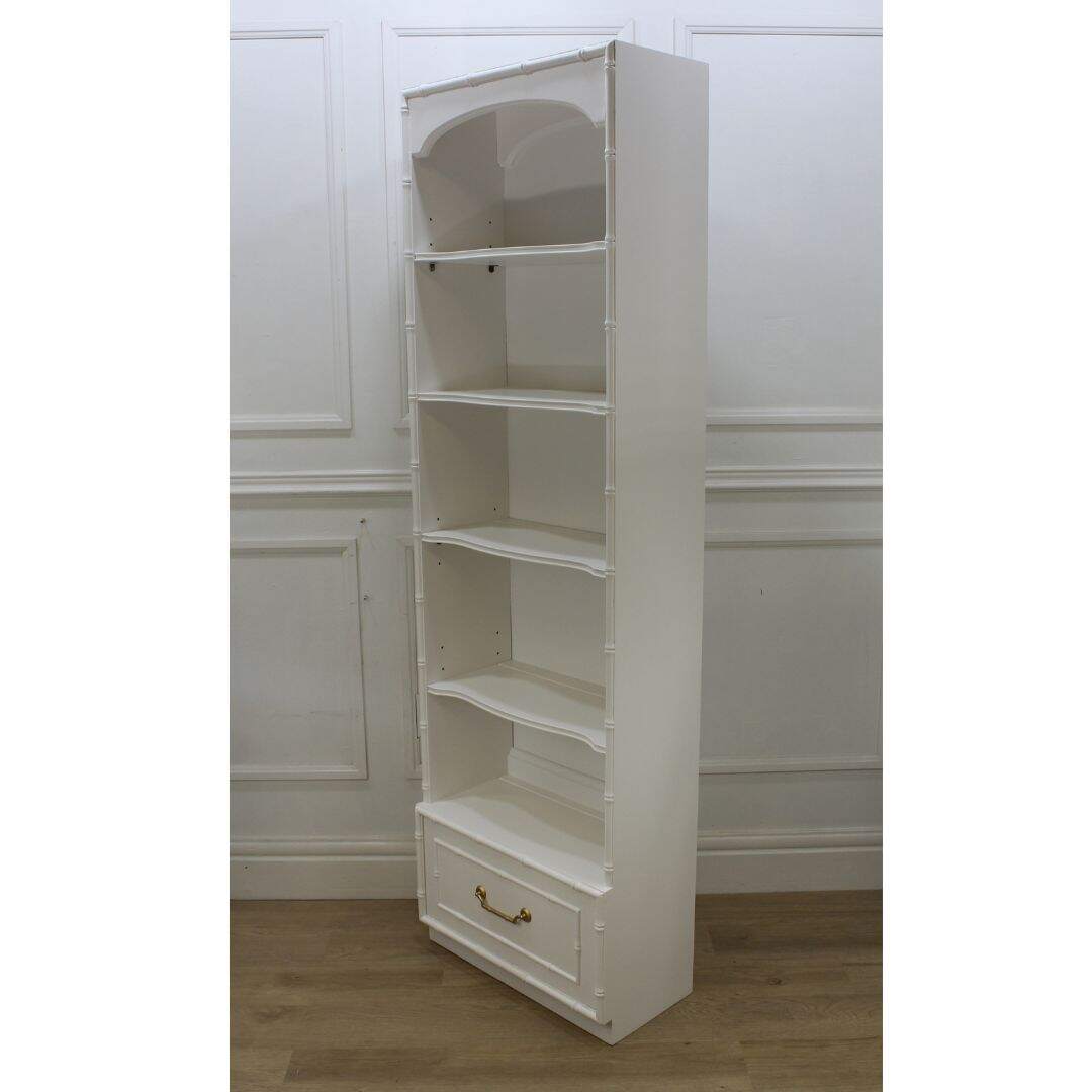 faux bamboo bookcase