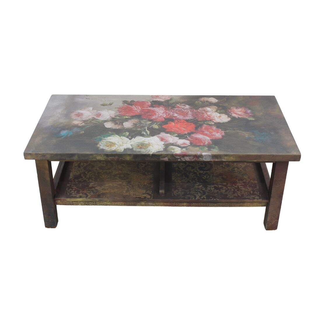 floral coffee table