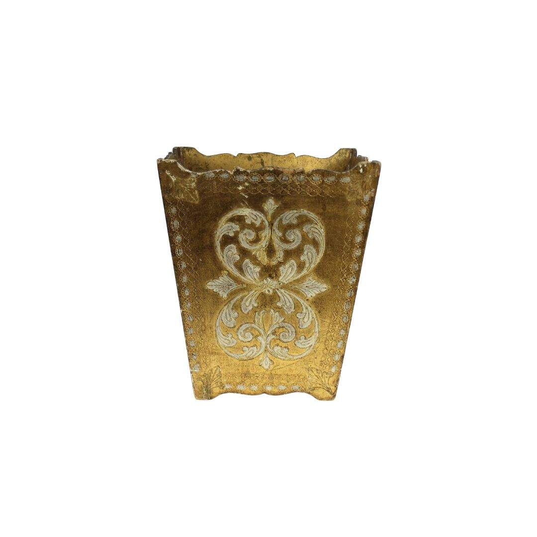 Florentine waste basket