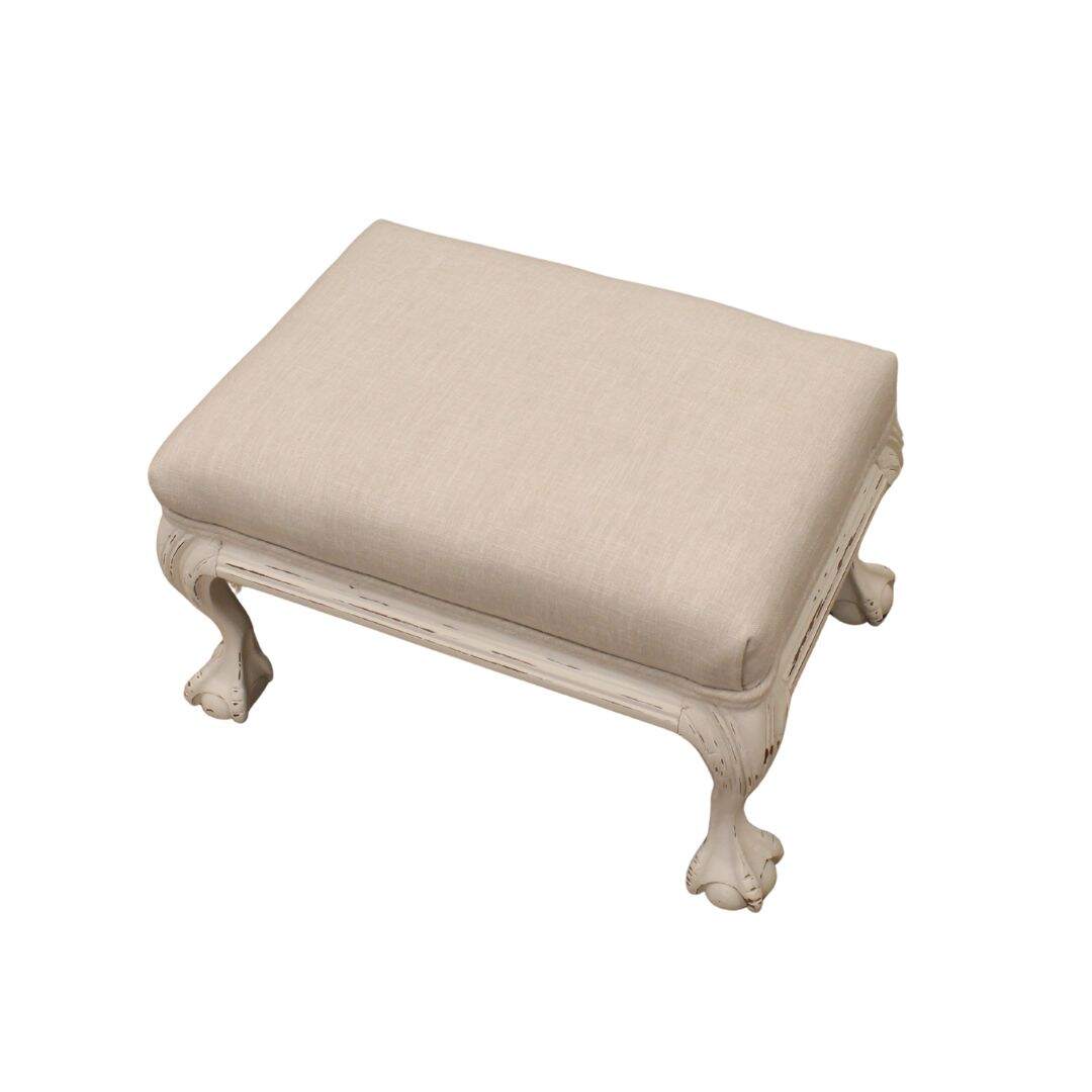 footstool with claw feet
