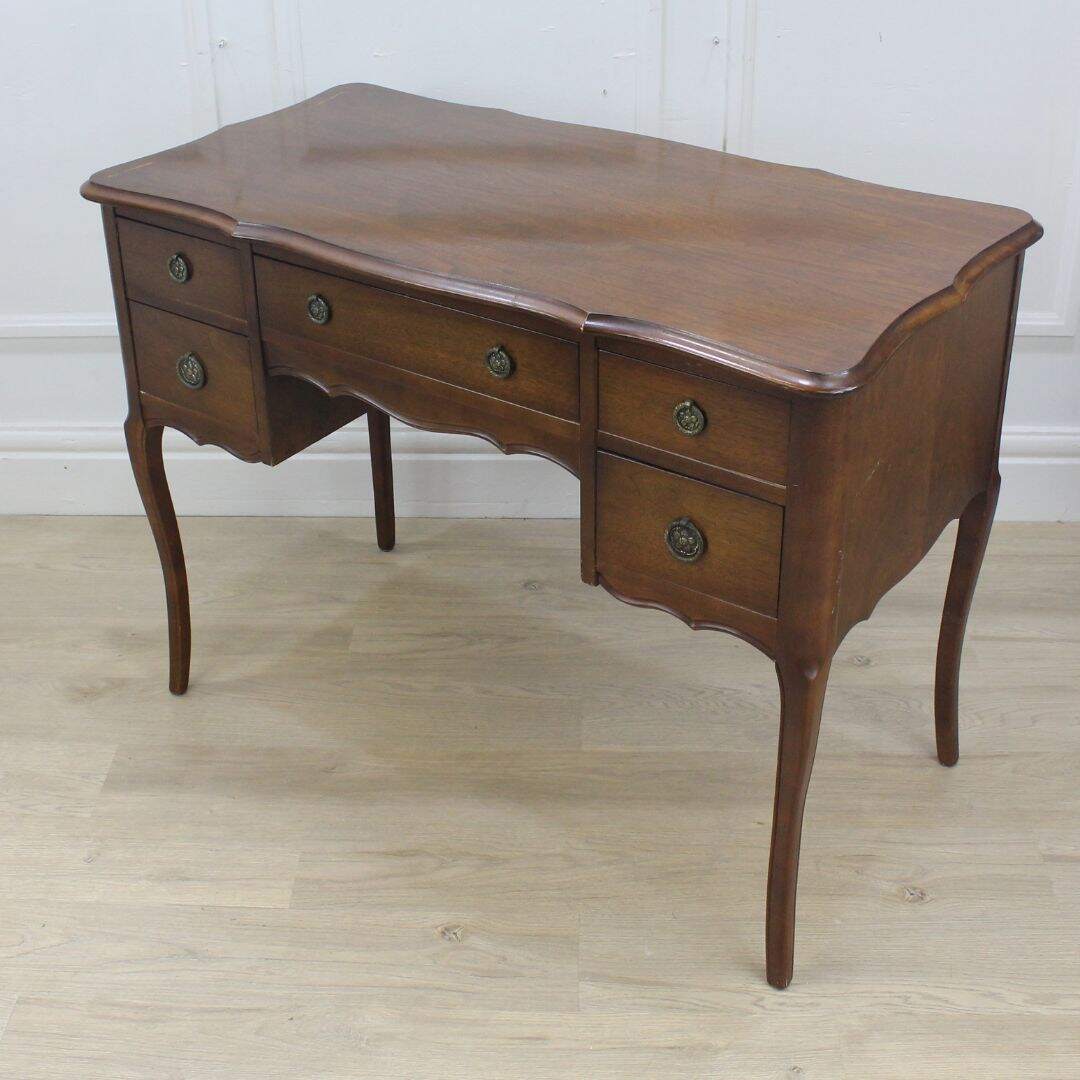 French provincial desk, unpainted