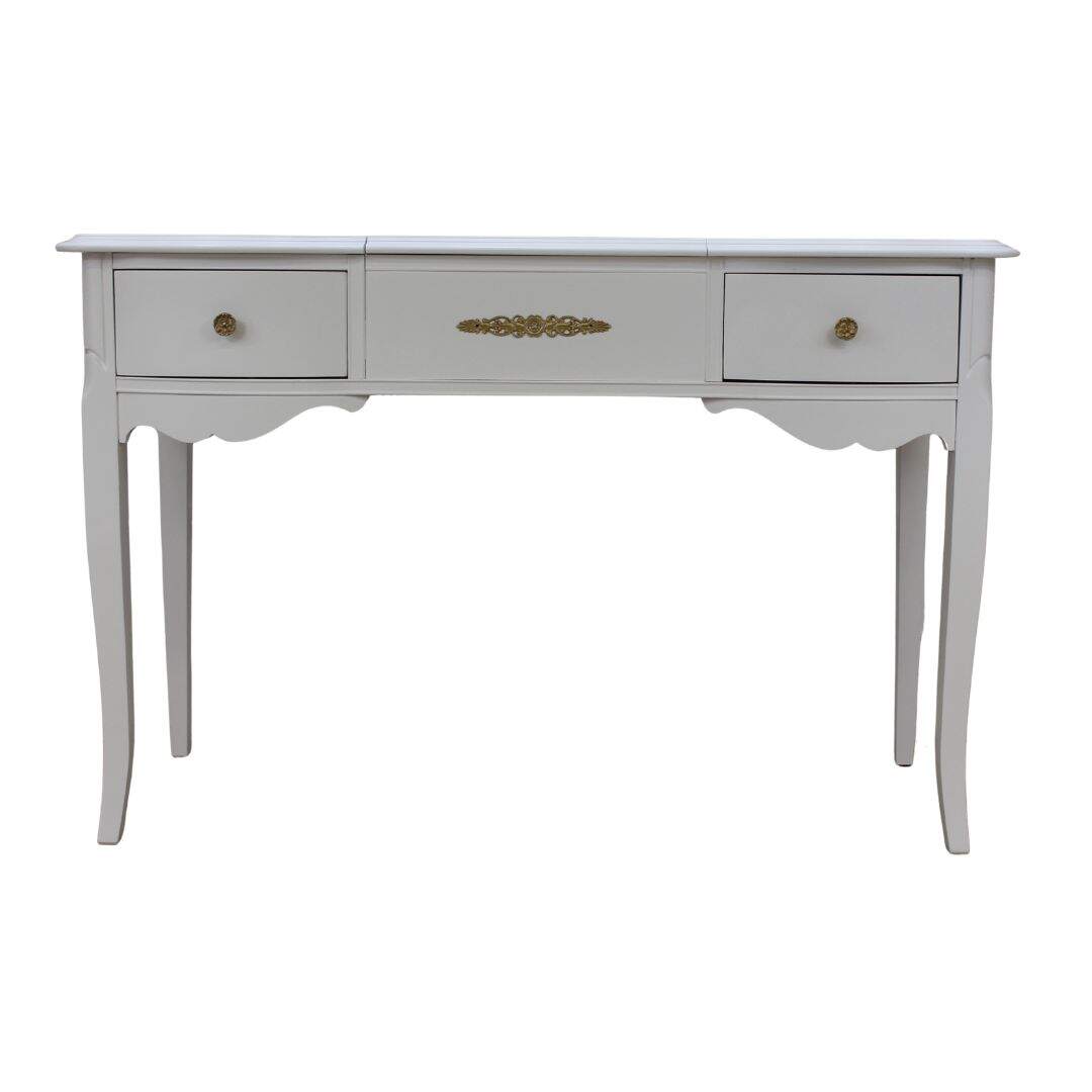 French provincial flip top vanity