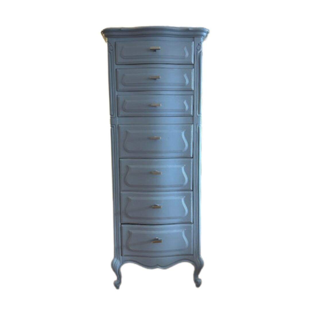 French provincial lingerie chest, unpainted