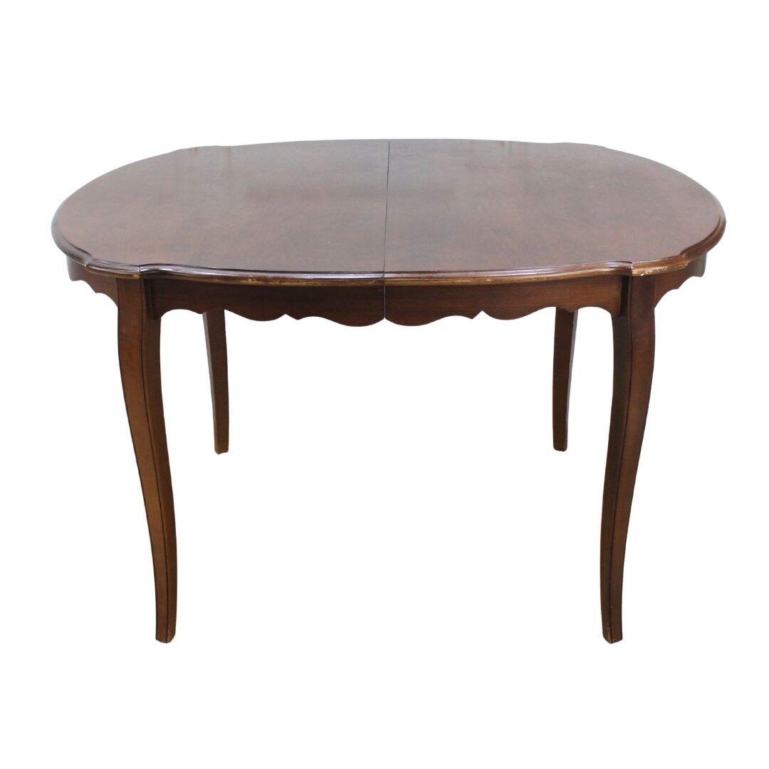 french provincial oval dining table, unpainted