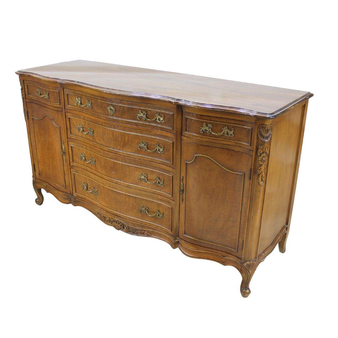 Large French provincial buffet, unpainted