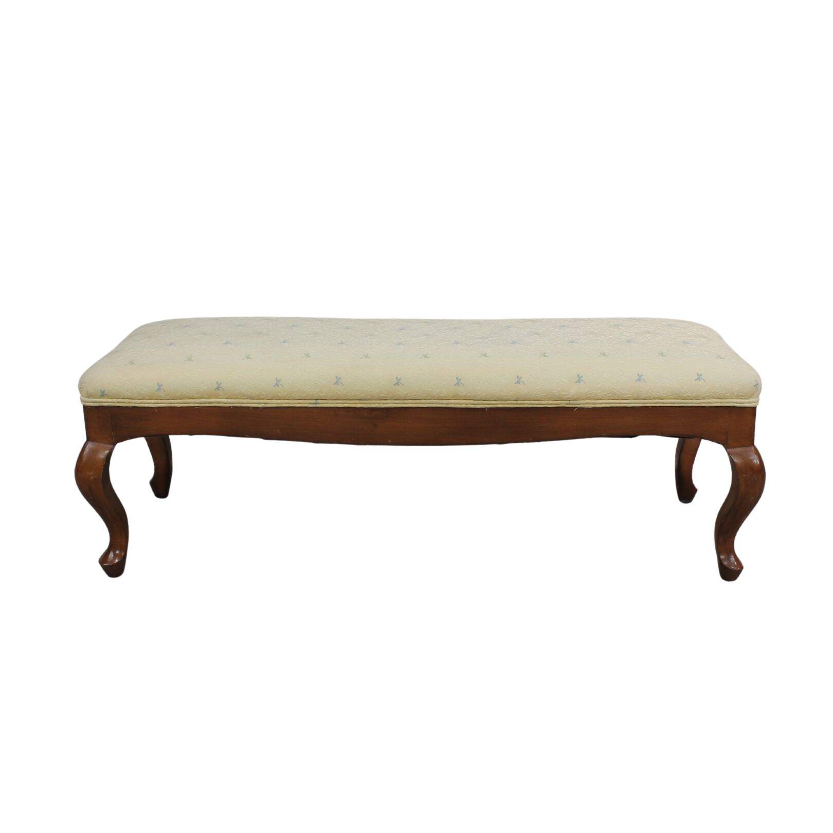 low bench with queen anne legs
