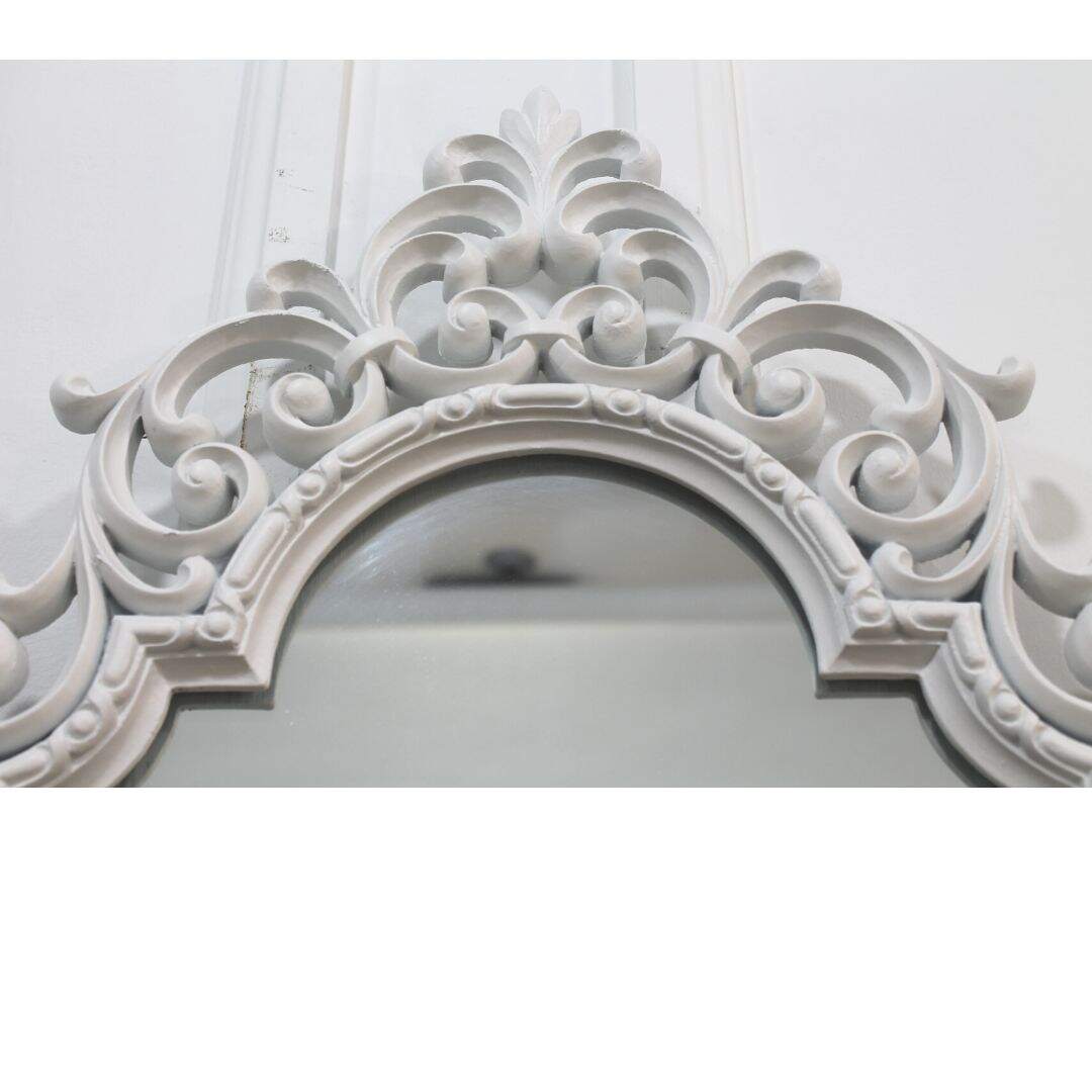 Rectangular ornate mirror