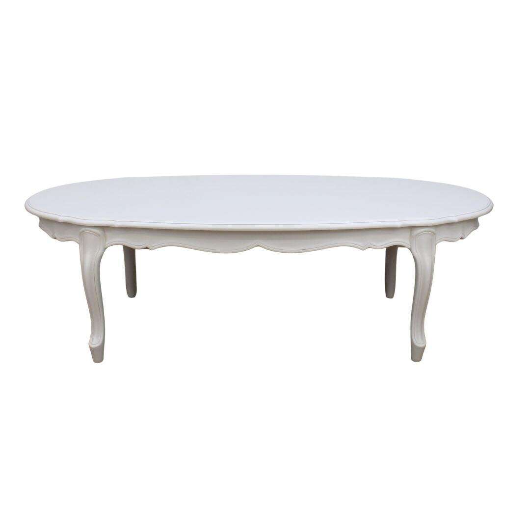 french provincial oval coffee table