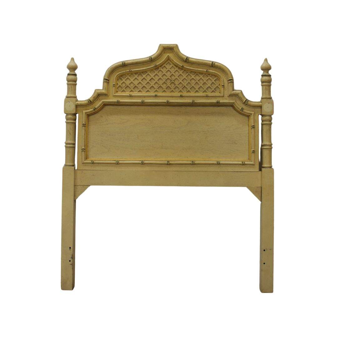 Faux bamboo twin headboard, unpainted