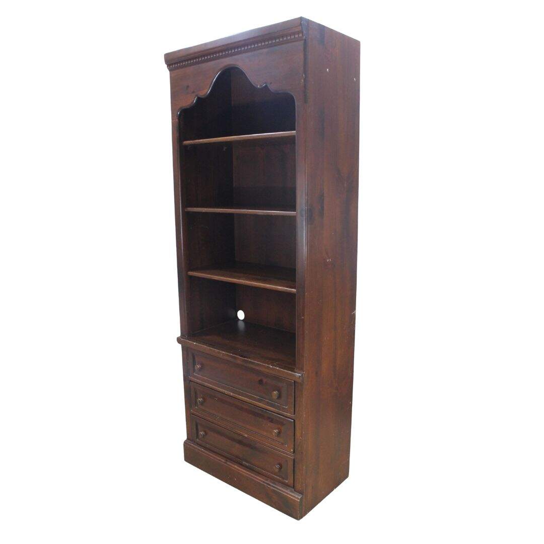 Pine bookcase, unpainted