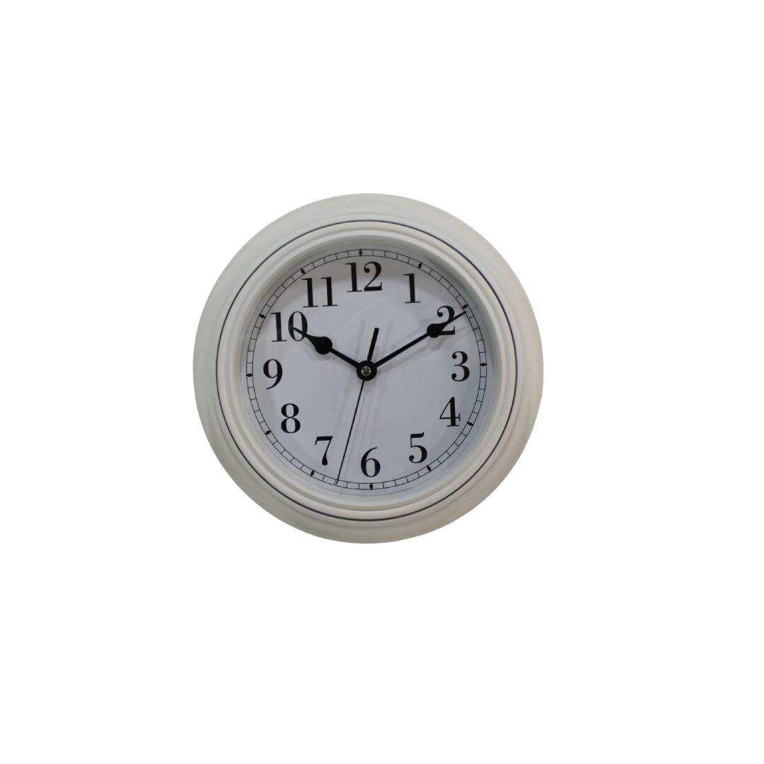 White round clock