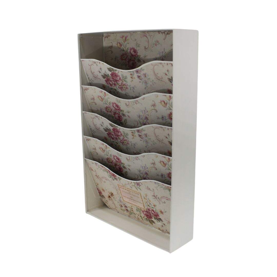 shabby chic metal mail holder