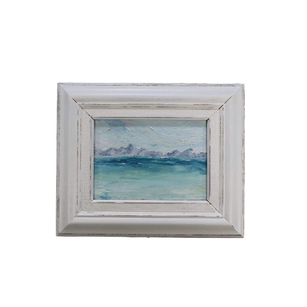 small seascape painting
