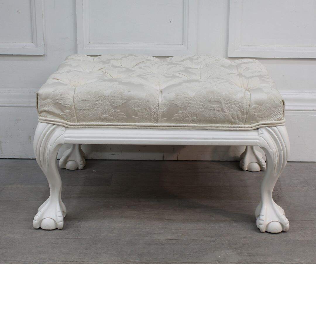 Tufted footstool