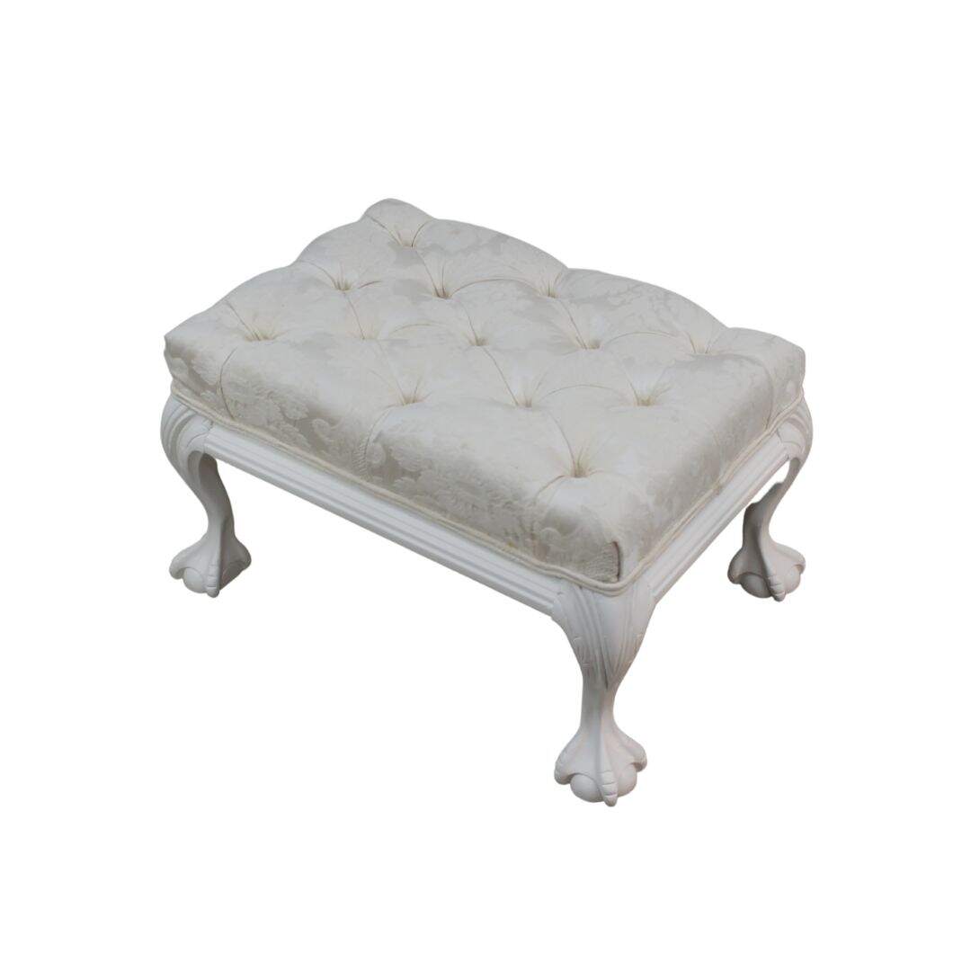 Tufted footstool