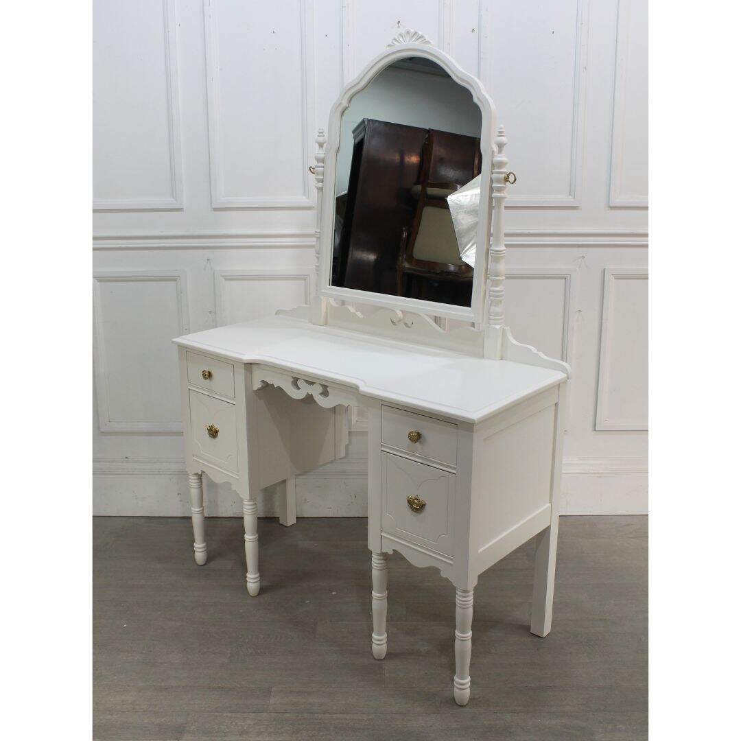 vanity with tilt mirror