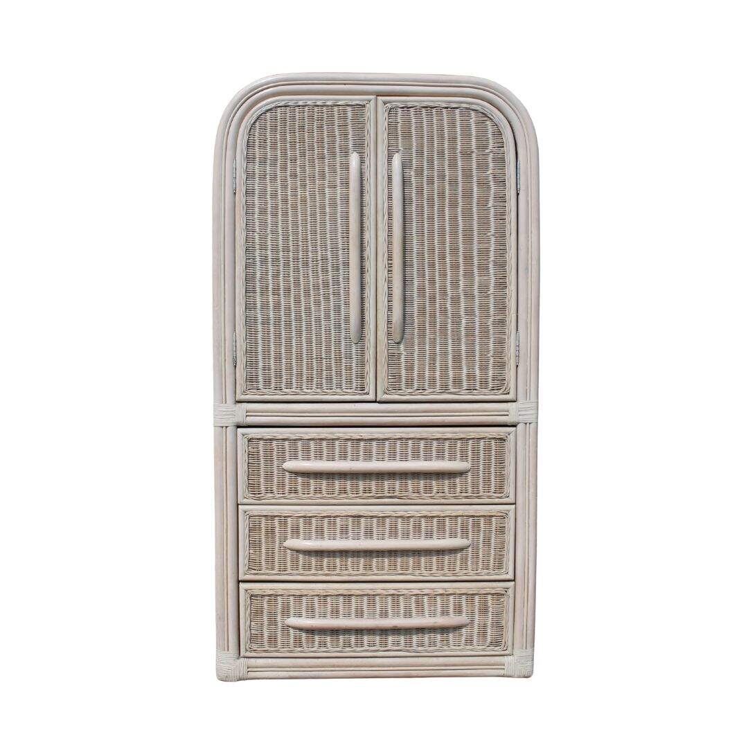 wicker wardrobe