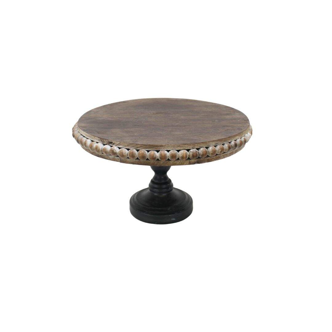Wooden cake pedestal