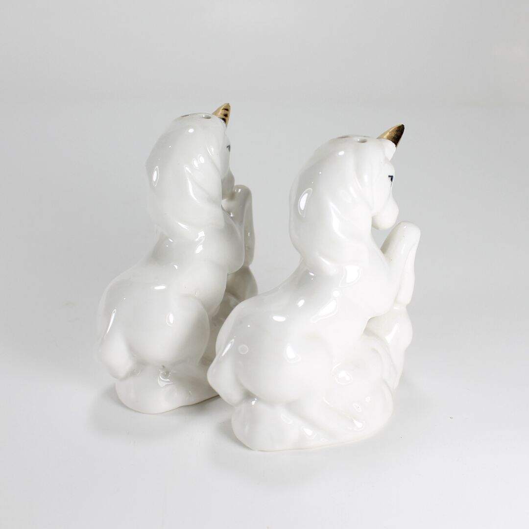 Unicorn salt and pepper shakers