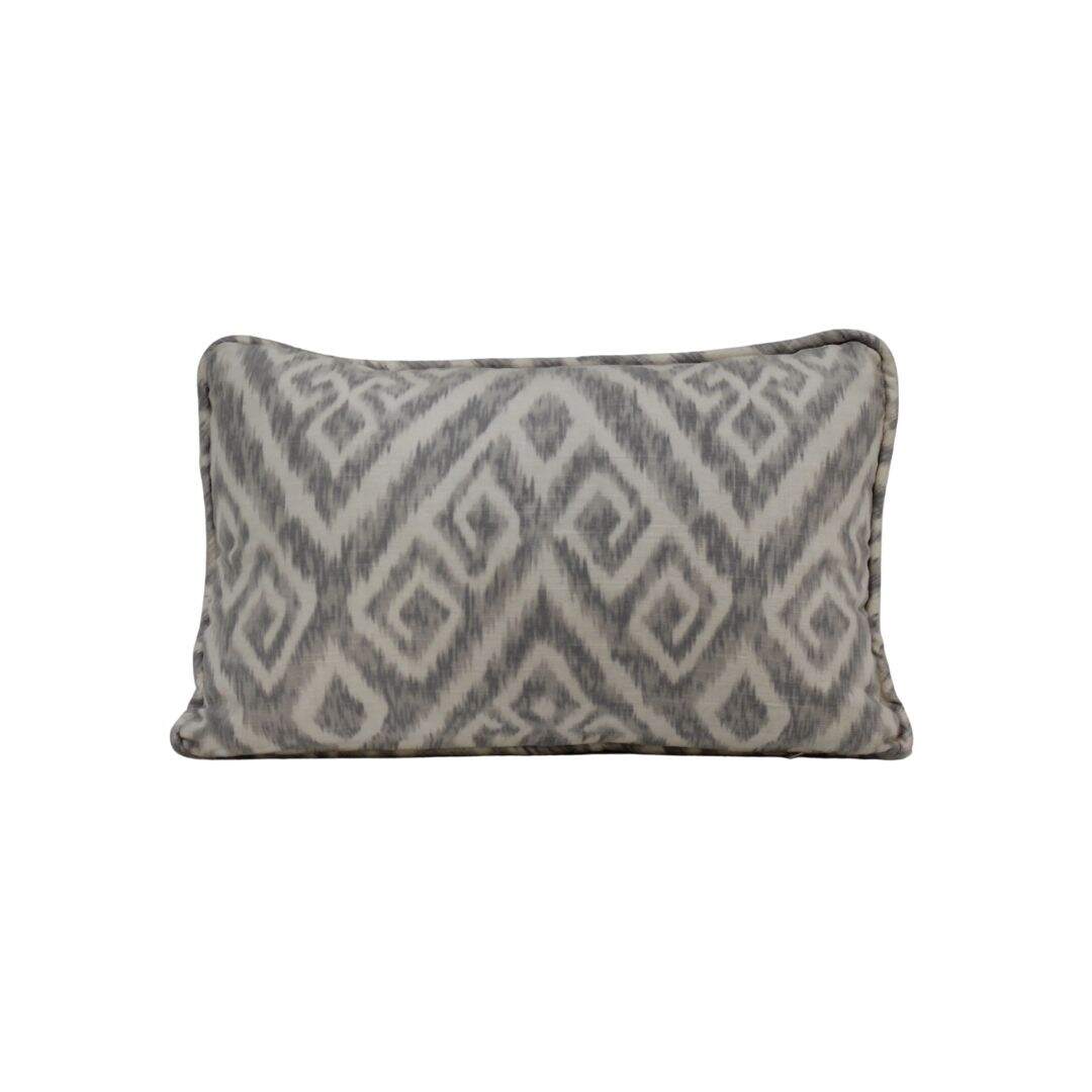 Rectangular Ikat throw cushion