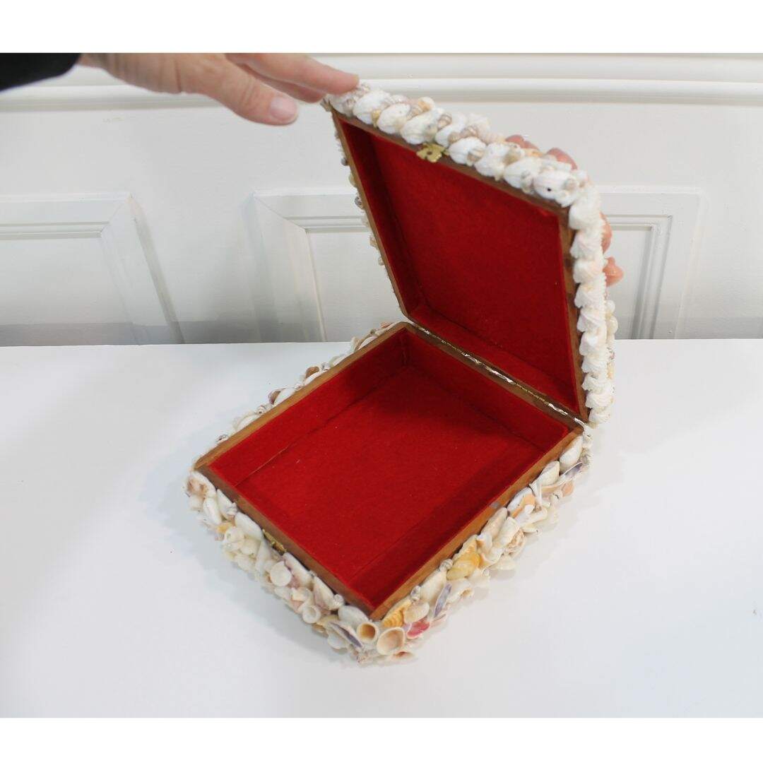 Shell encrusted box