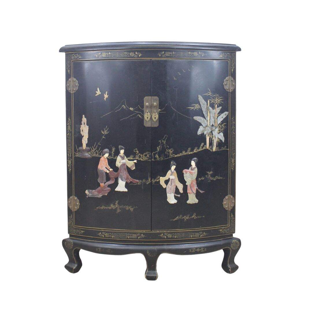 asian corner cabinet