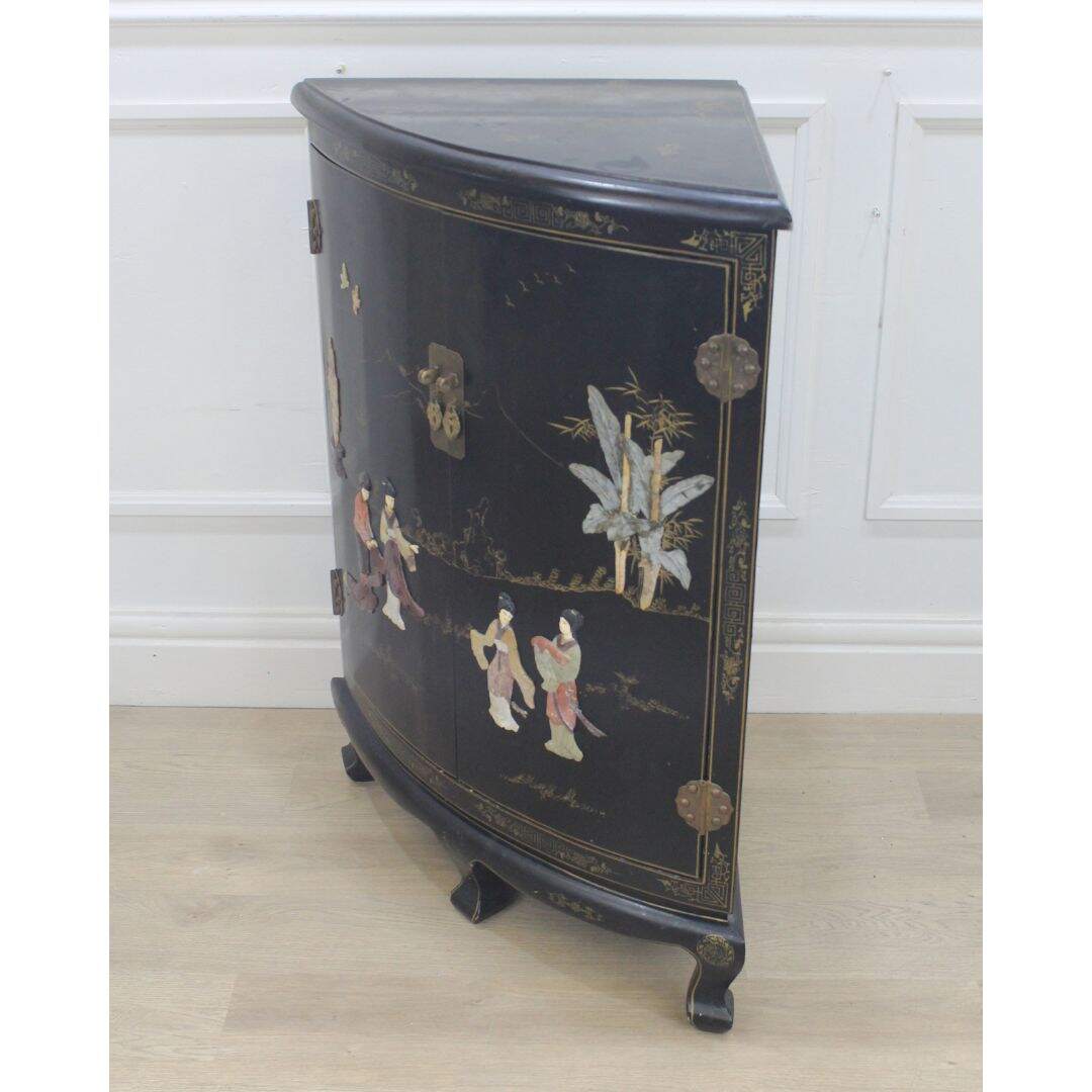 asian corner cabinet