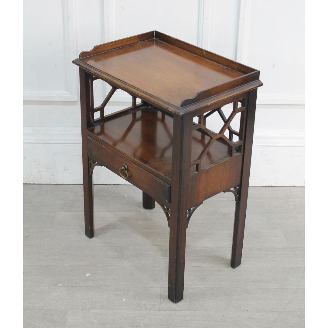 Chippendale style side table
