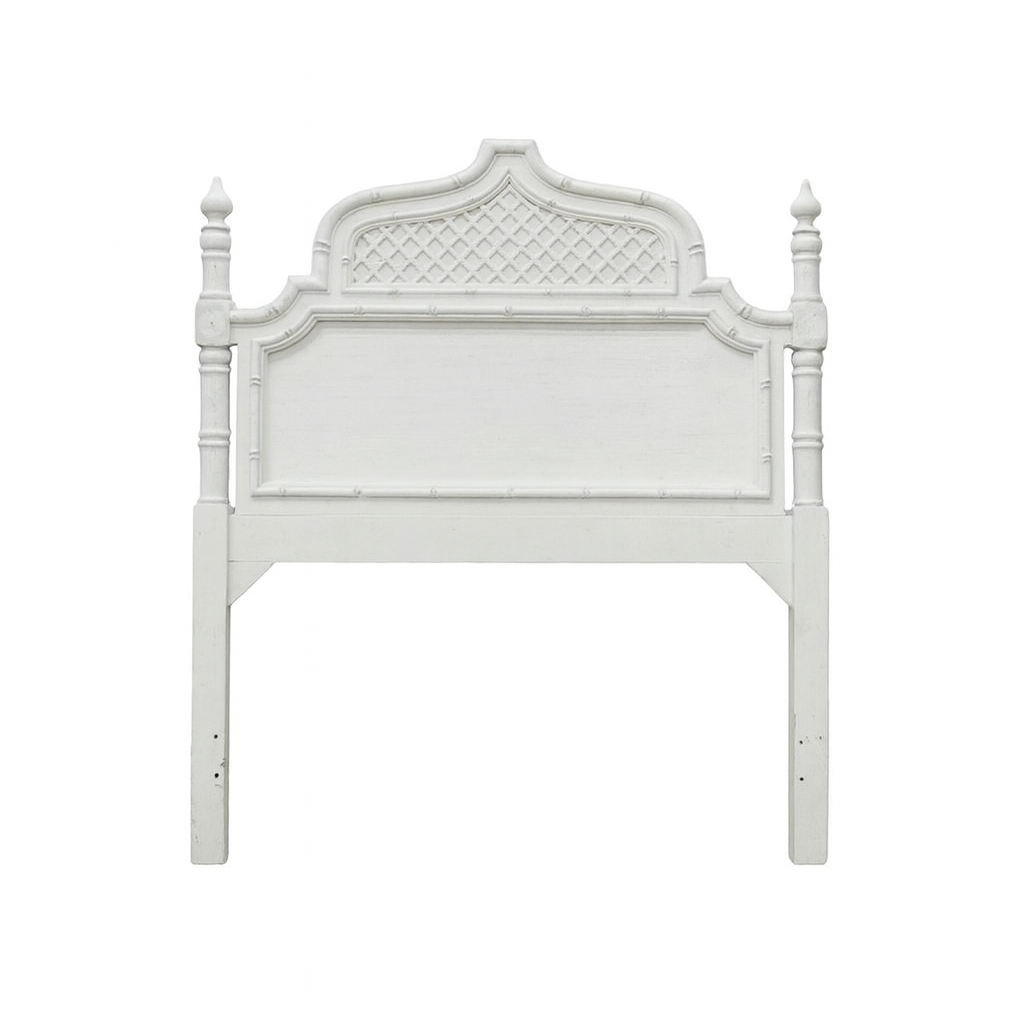 Faux bamboo twin headboard, unpainted