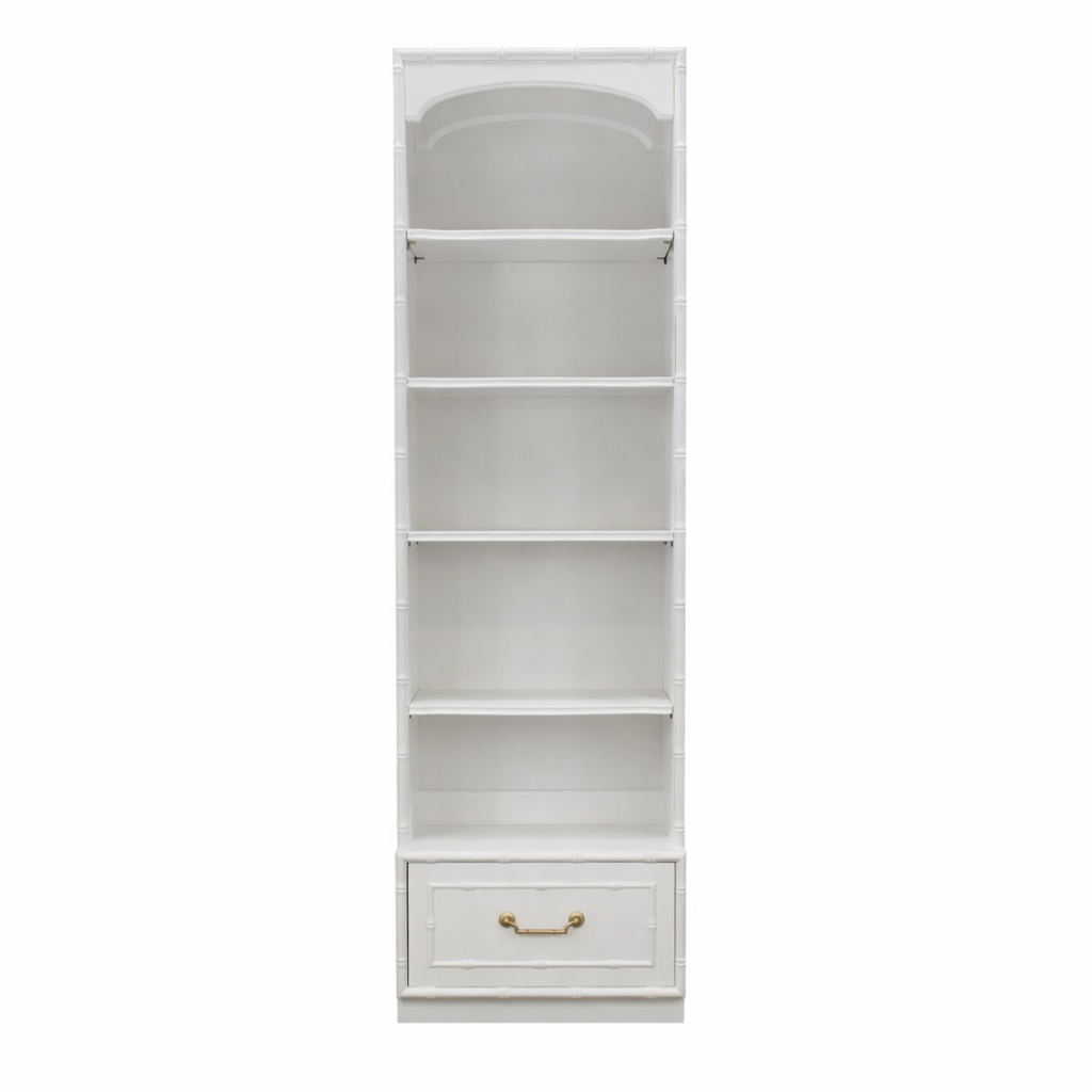 faux bamboo bookcase