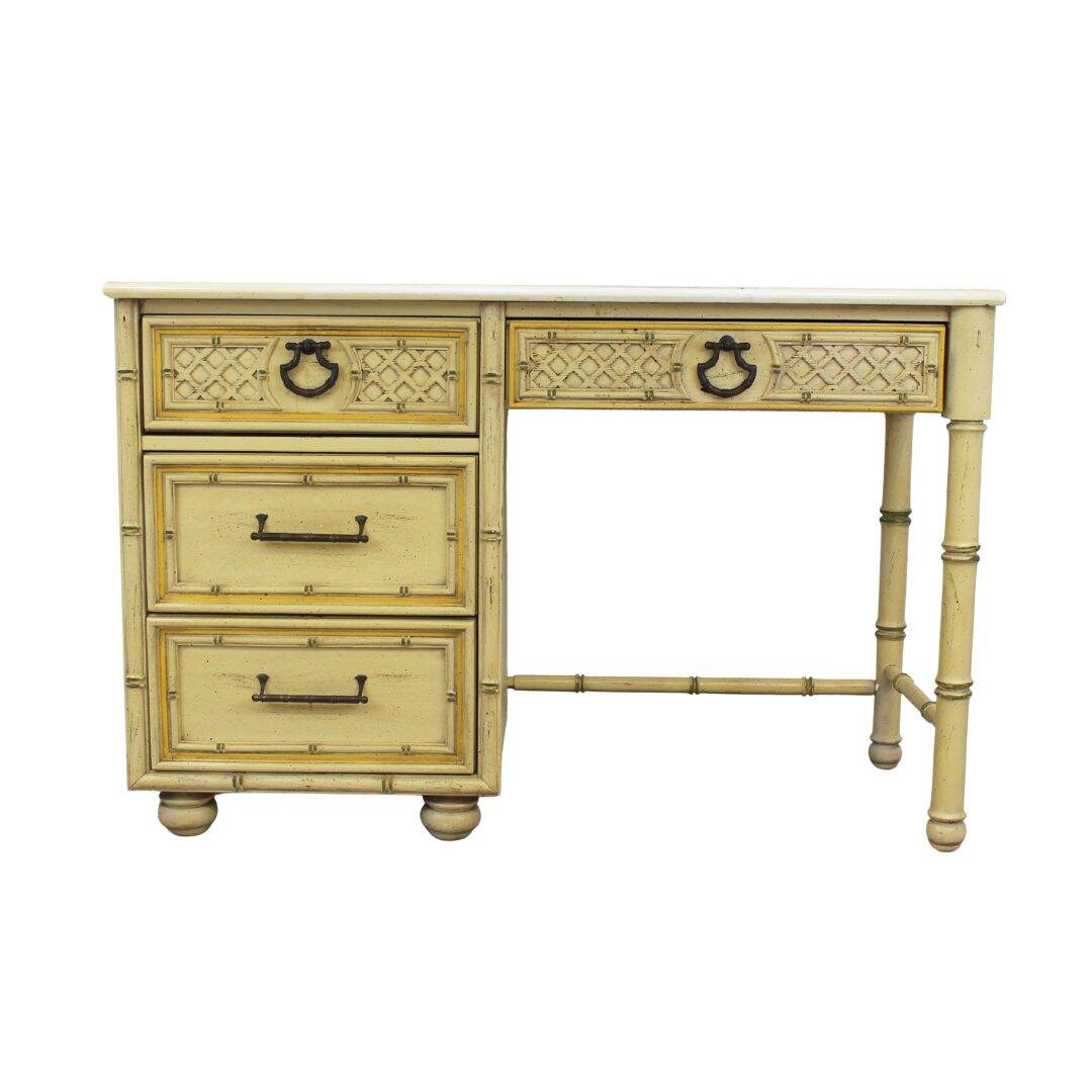 Faux bamboo desk, unpainted
