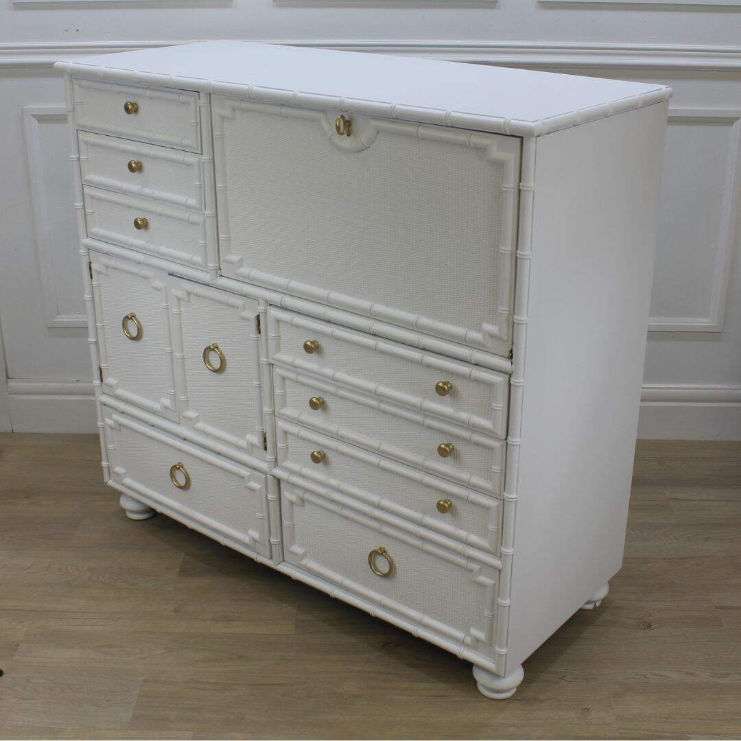 Faux bamboo dresser/cabinet