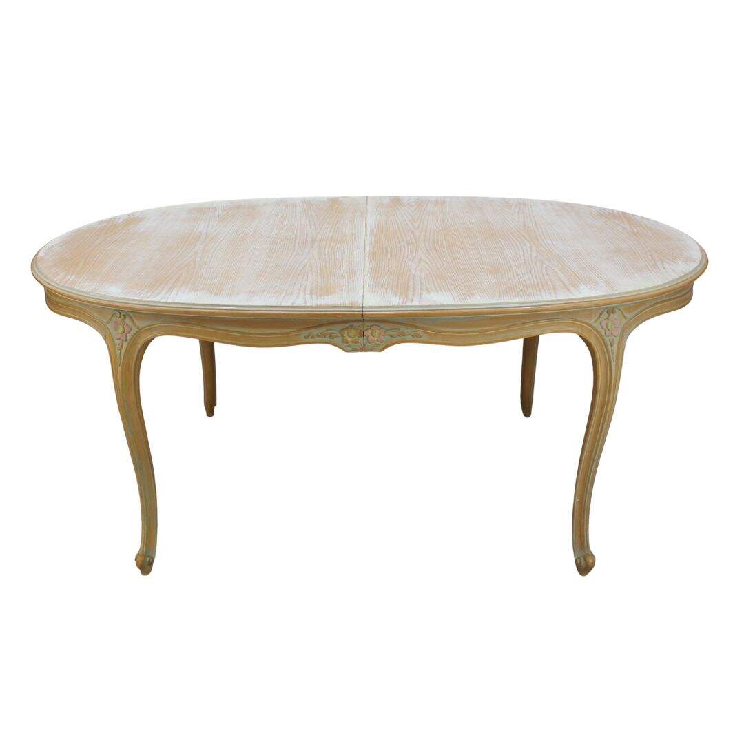 Oval French style dining table