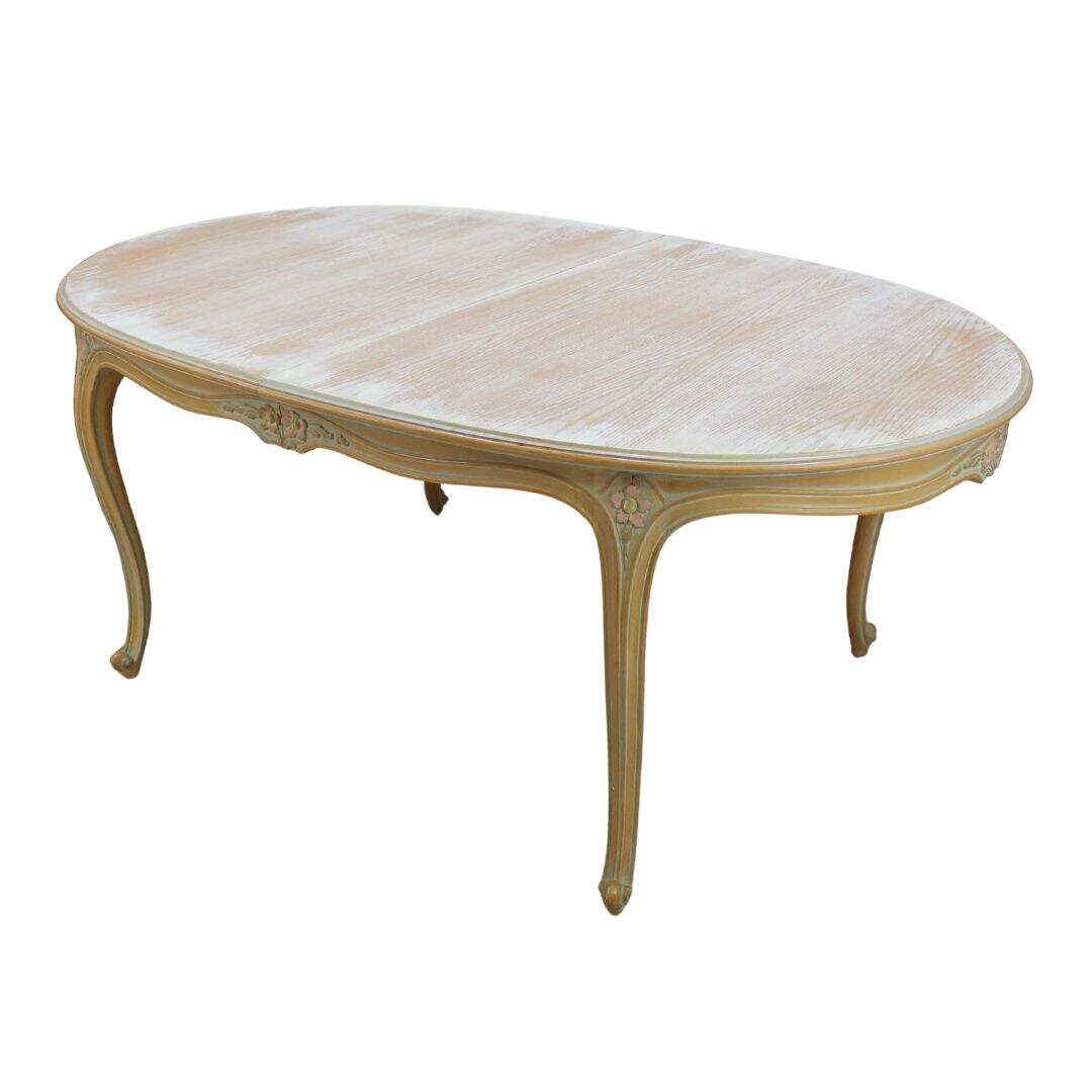 Oval French style dining table