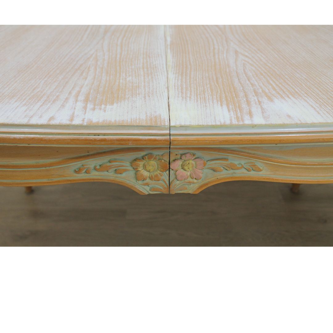 Oval French style dining table
