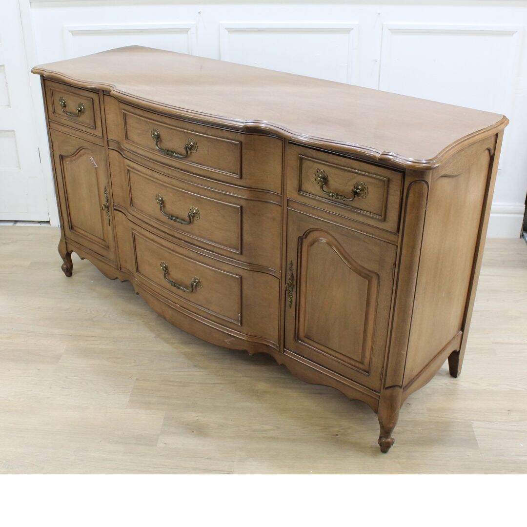 French provincial buffet, unpainted
