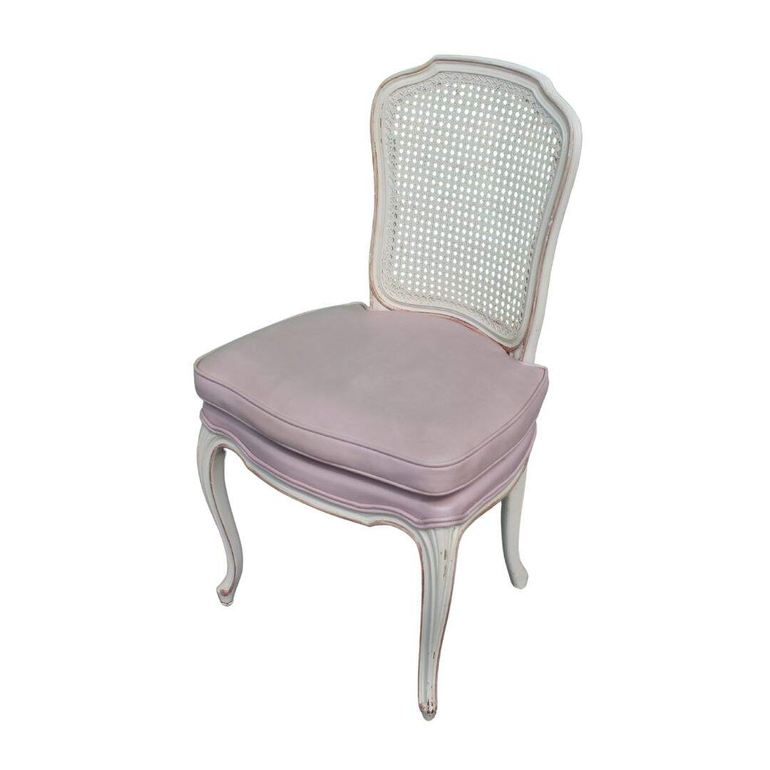 french provincial chair with caned back, unfininshed