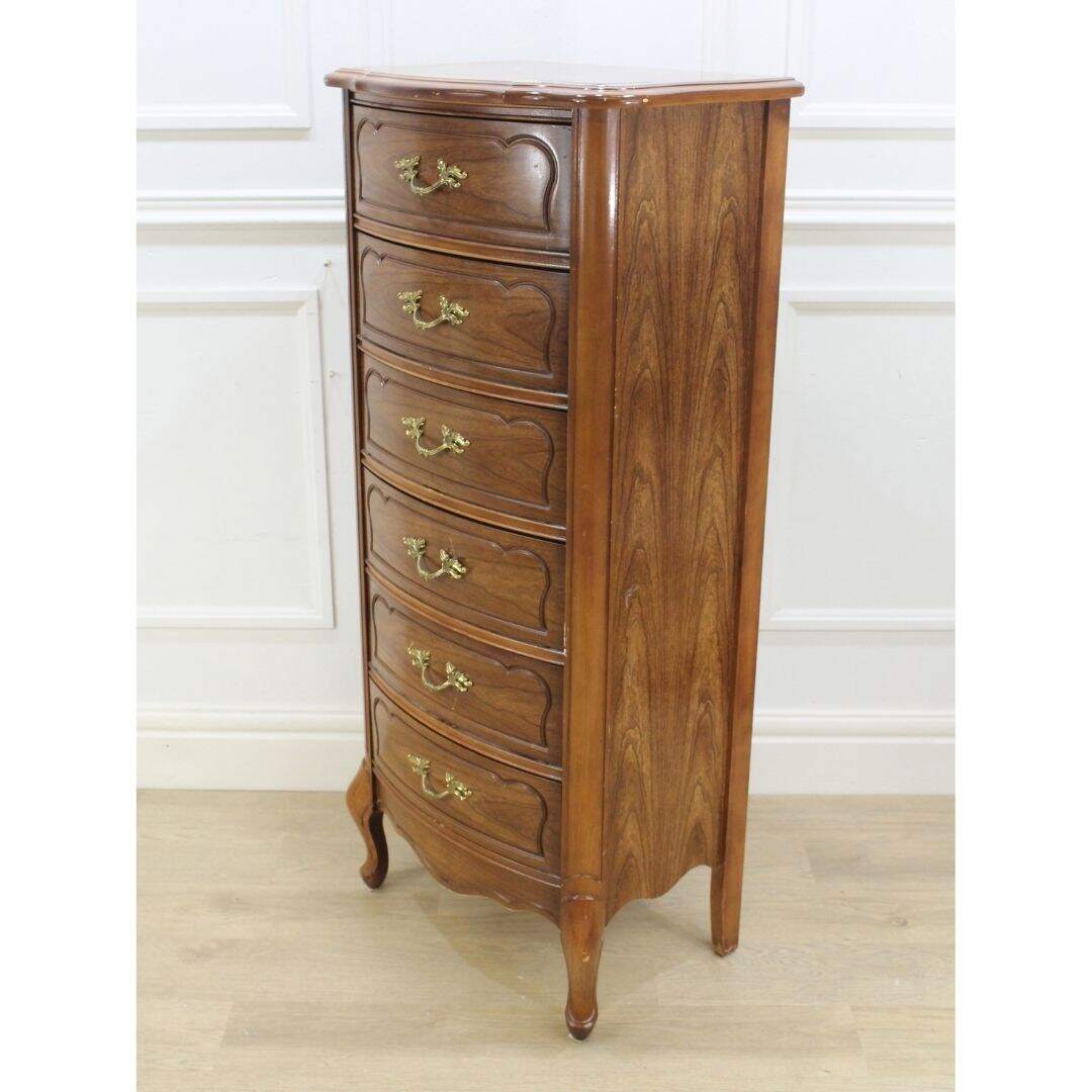 French provincial lingerie chest, unpainted