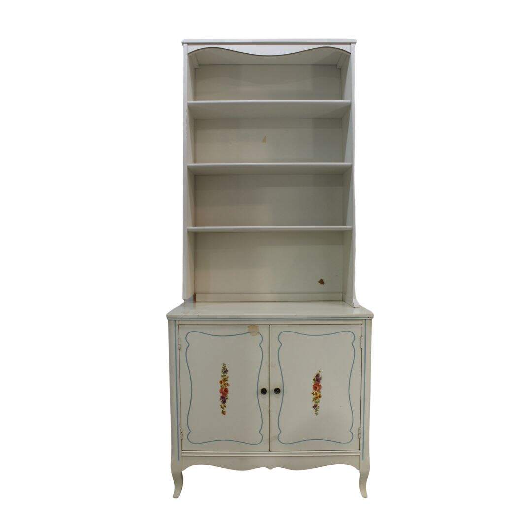 French provincial server with hutch